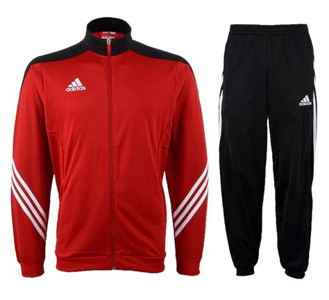 adidas pak heren rood|Adidas trainingspak mannen.